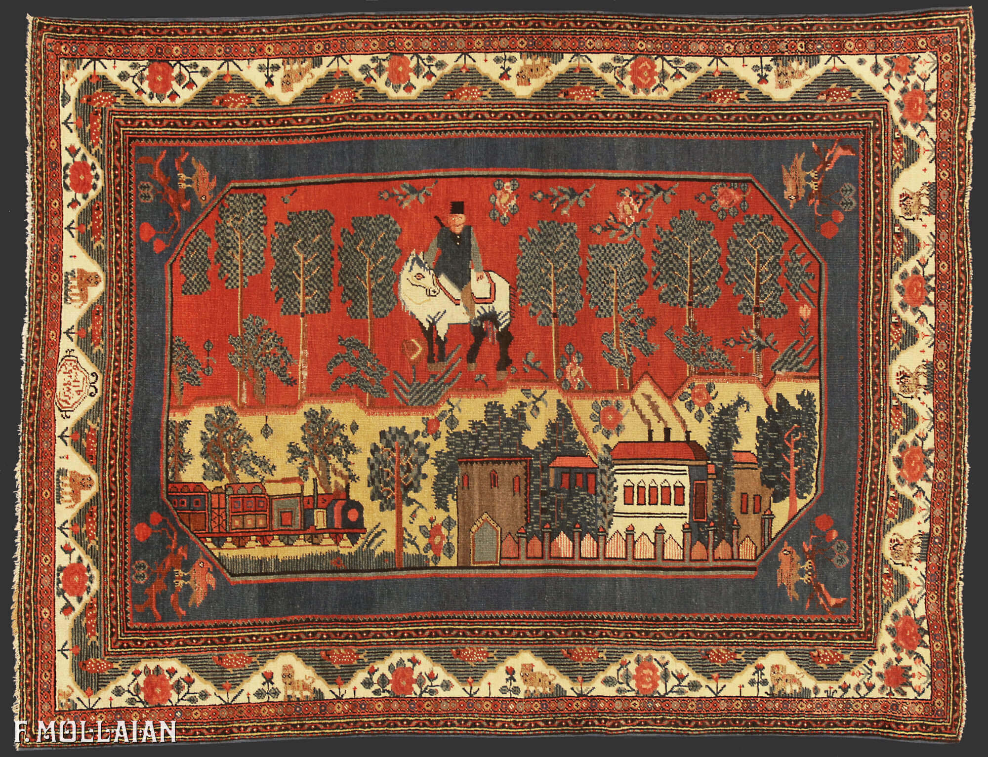 Teppich Persischer Antiker Mishan n°:38789764